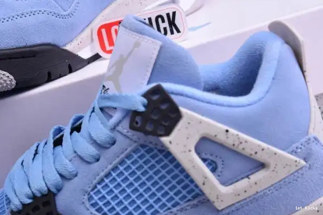 1st Kicks JORDAN 4 AIR CT8527-400 Blue University 0519